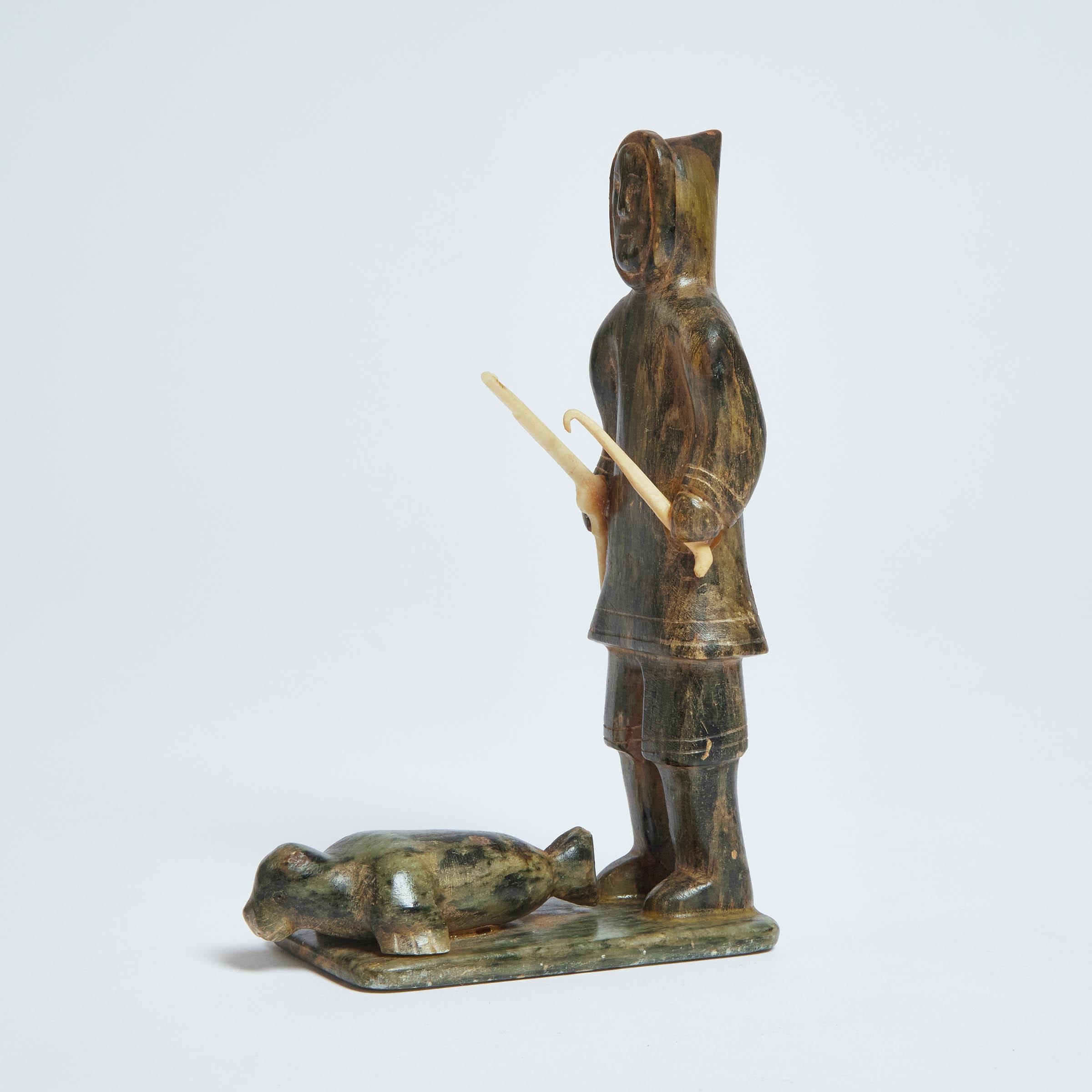 Artwork by Kowtynoo, HUNTER, Made of stone, ivory