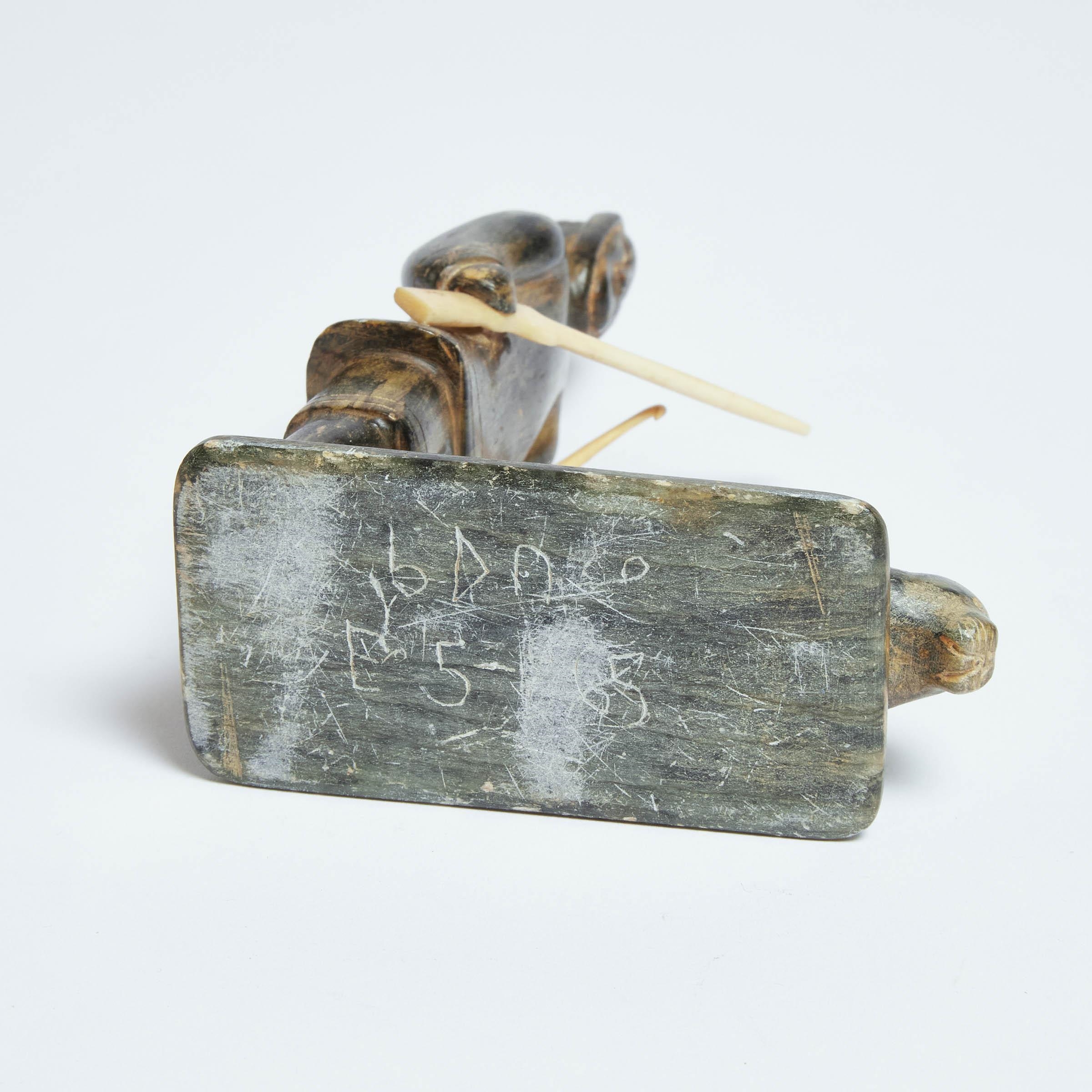 Artwork by Kowtynoo, HUNTER, Made of stone, ivory