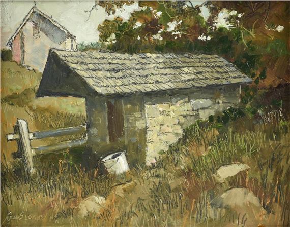 ERIC SLOANE (American 1905-1985) A PAINTING by Eric Sloane, 1981