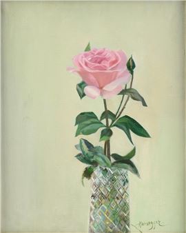 JOHN HANSEGGER (Swiss/American 1908-1989) A PAINTING - John Hansegger