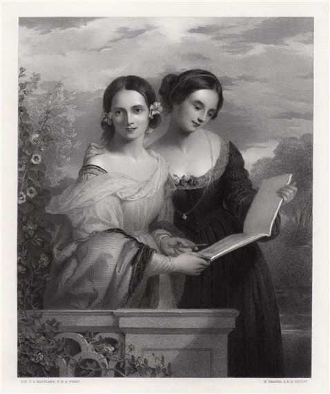 Sir Charles Lock Eastlake | SISTERS ON THE TERRACE (1800s) | MutualArt