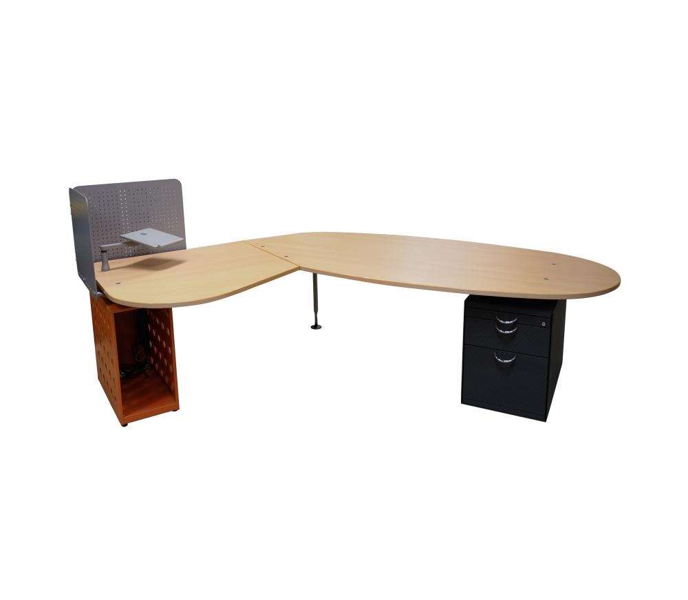 Artwork by Mario Bellini, Mario Bellini with Dieter Thiel Metropl Desk for Vitra
