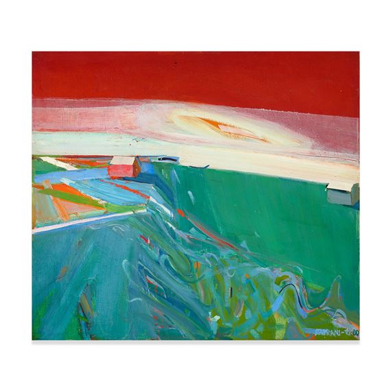 A Landscape with Creeping Weeds , 1970-80 by Raimonds Staprans, 1970-1980