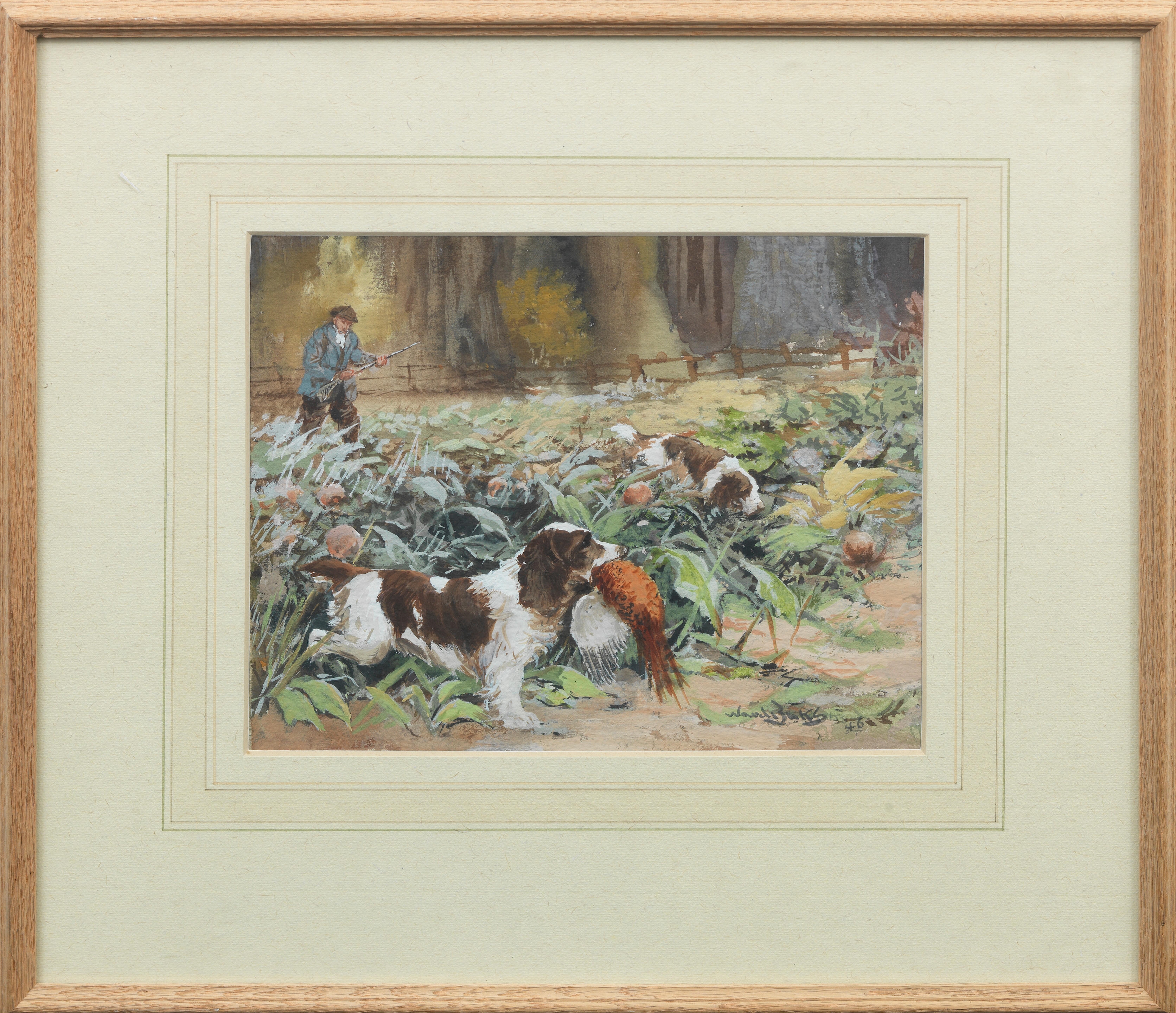 Reuben Ward Binks | Springer Spaniels at work (1946) | MutualArt