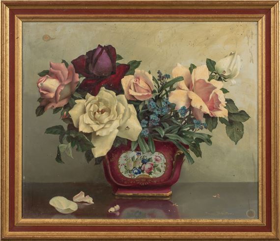 irene-klestova-still-life-with-roses-mutualart