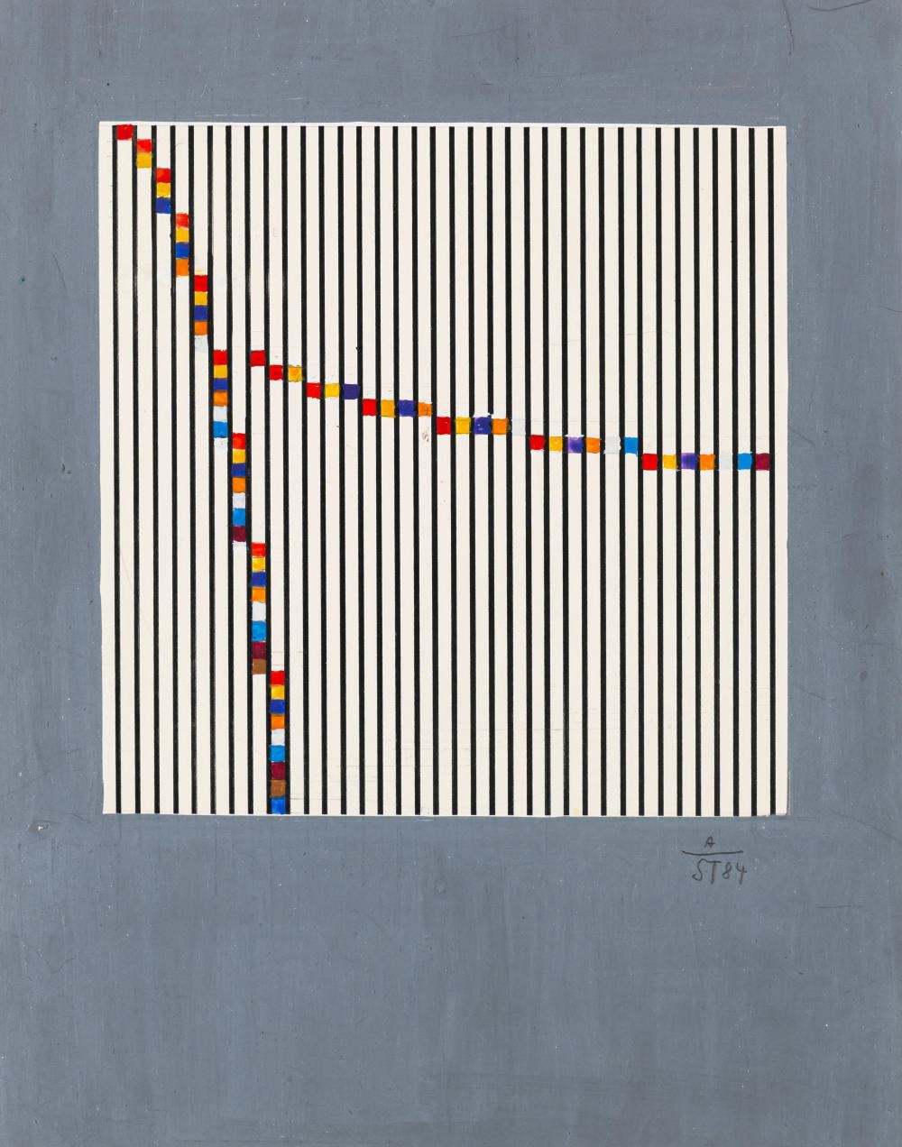 Anton Stankowski | Composition with lines and squares, 1984. (1906 ...