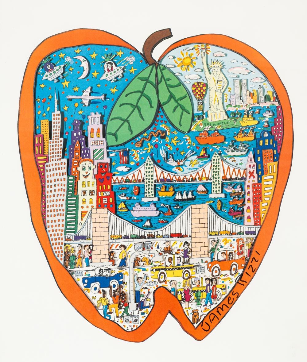 James Rizzi | Big apple. (1950 - 2011) | MutualArt