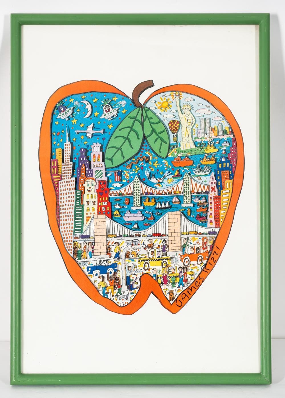James Rizzi | Big apple. (1950 - 2011) | MutualArt