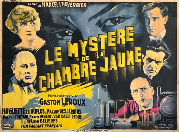 LES MYSTERE DE LA CHAMBRE JAUNE Marcel l'Herbier. 1930. - Lot 269