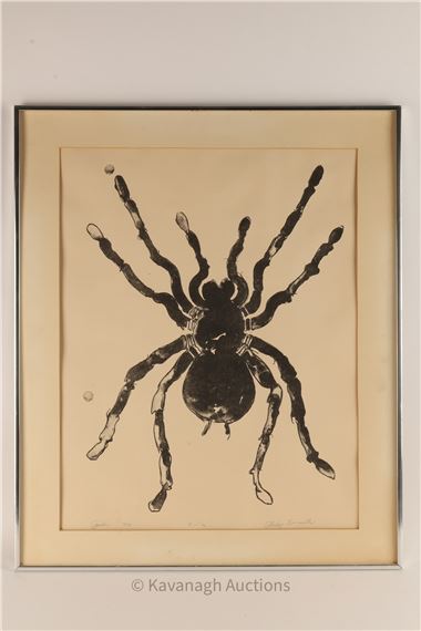Philip Bornarth Large Spider Print Signed 1970 - Philip Bornarth