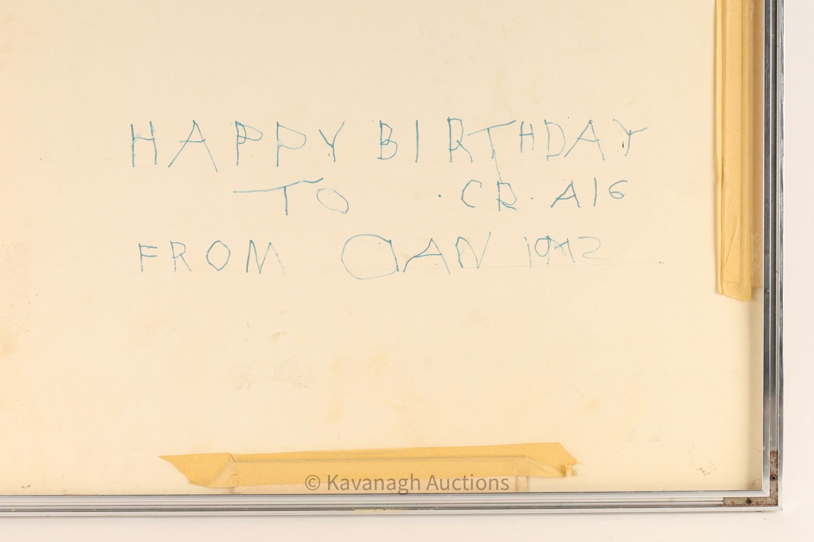 Artwork by Philip Bornarth, Philip Bornarth Large Spider Print Signed 1970, Made of glass