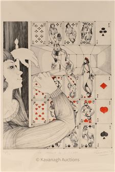 Francoise Zig Tribouilloy Litho Miroir L'Illusion - Francoise Zig Tribouilloy