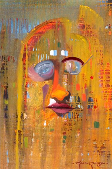 THE VISION by Gideon Rousseau, dated 89