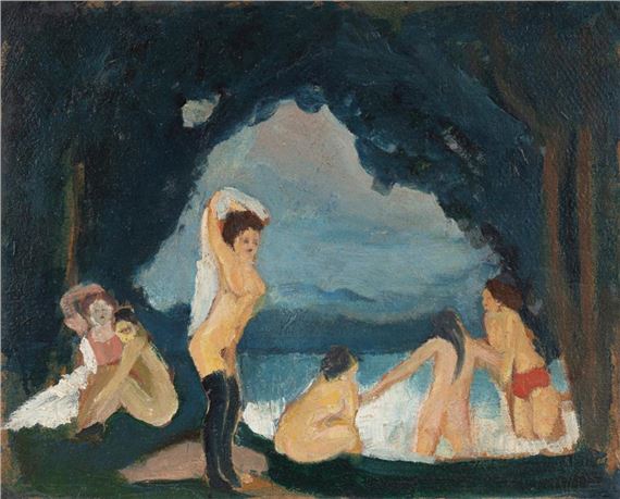 Grotte by Willi Baumeister, 1911