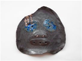 The Air de Paris gallery exhibits around forty masks by Ingrid Luche