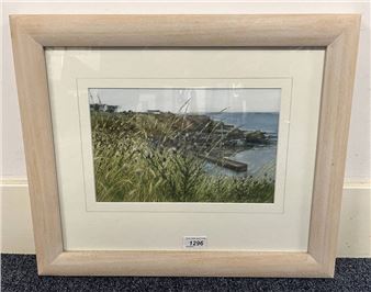 towards the watchie signed framed watercolour 18cm x 29 cm - David E. Johnston