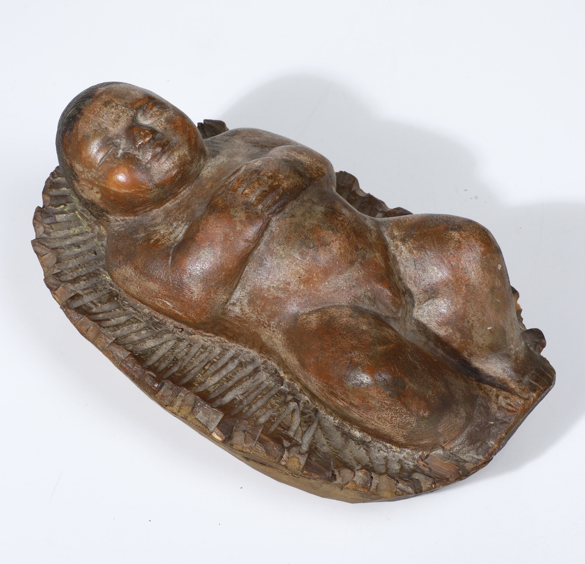 Artwork by Vittorio Gagliano, Gesù Bambino, Made of carved wood