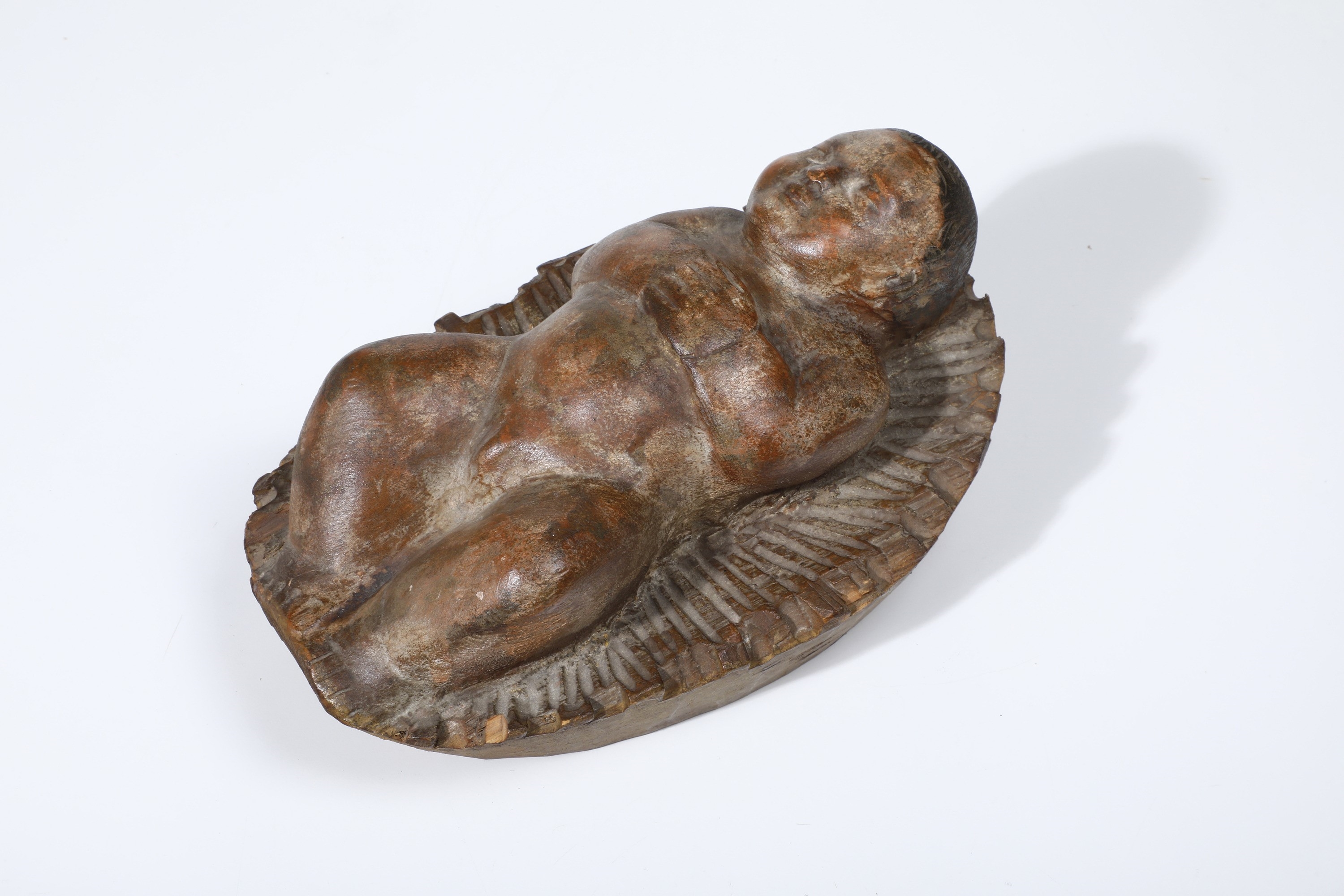 Artwork by Vittorio Gagliano, Gesù Bambino, Made of carved wood