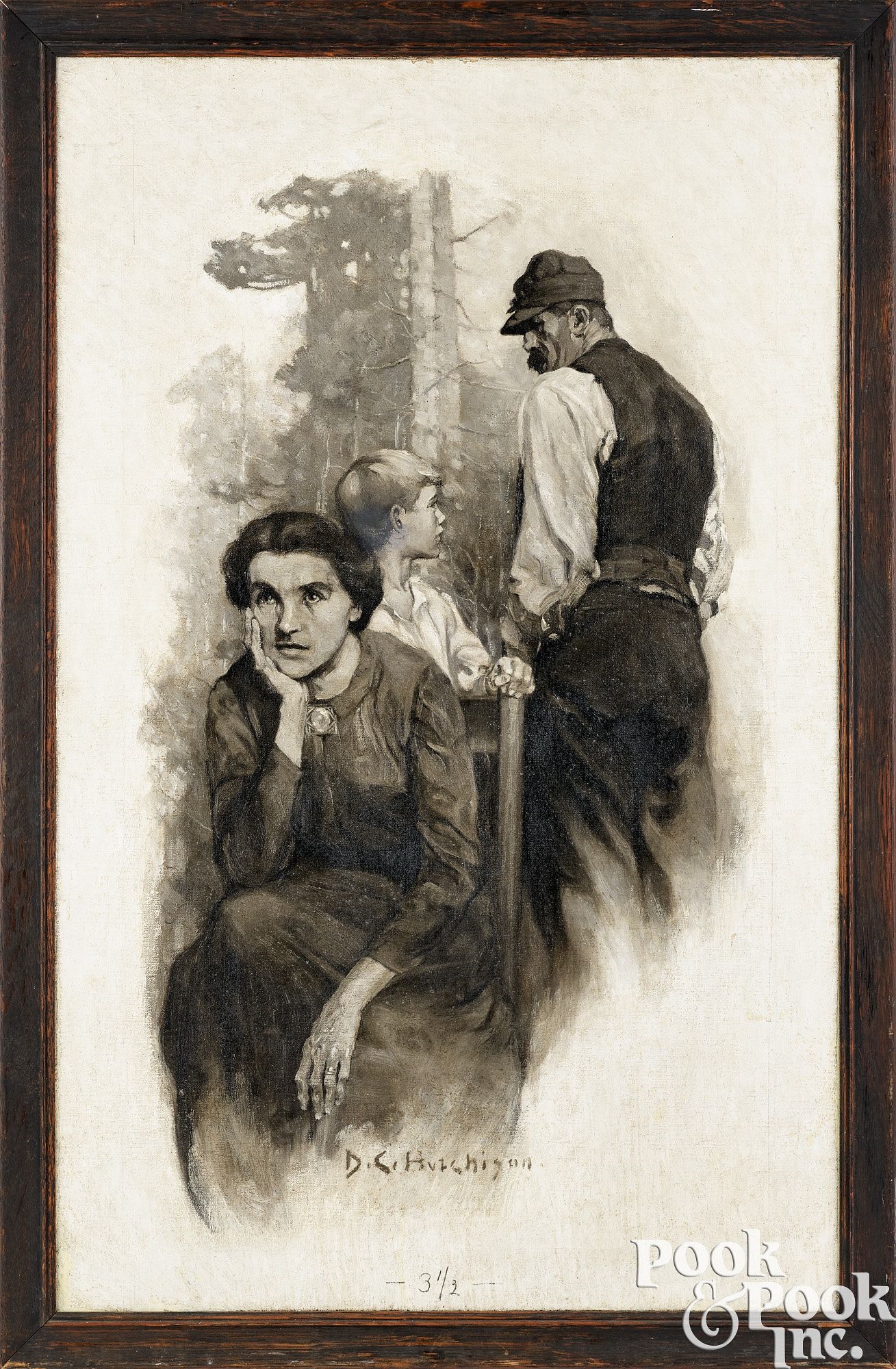 Artwork by David Hutchison, David Hutchison, oil on canvas, Made of oil on canvas illustration