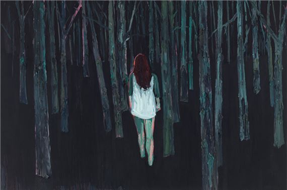 Sleepwalker (Entering) by Kim Dorland, dated 2014