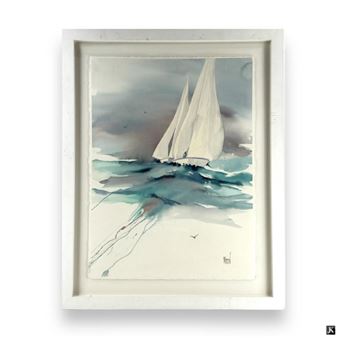 Sailboat Watercolor - Terry Madden