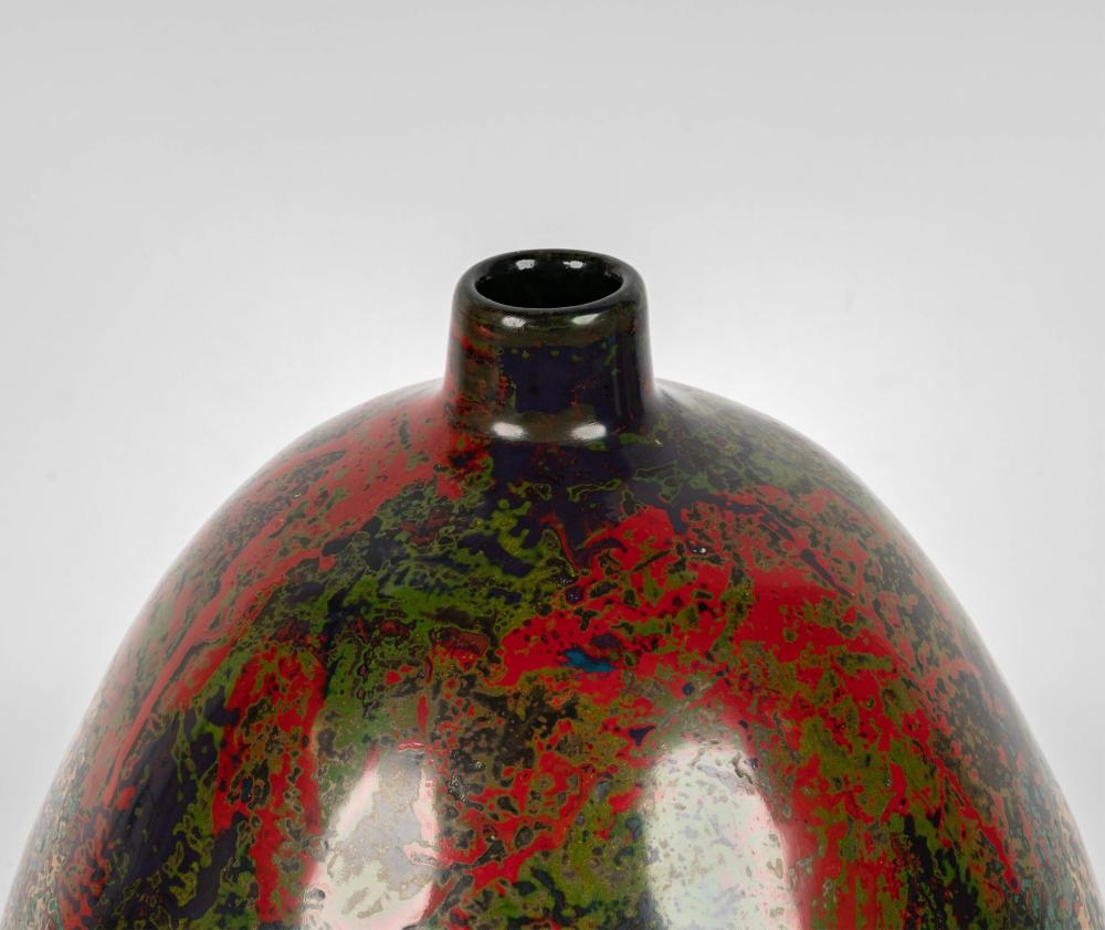 Artwork by Lai Tso Ming, Lai Tso Ming: Lacquerware Vase, Made of Lacquer