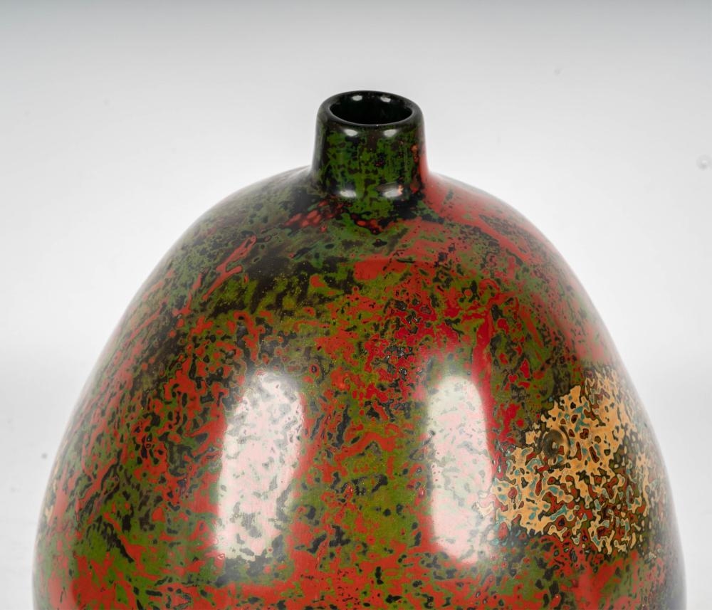 Artwork by Lai Tso Ming, Lai Tso Ming: Lacquerware Vase, Made of Lacquer