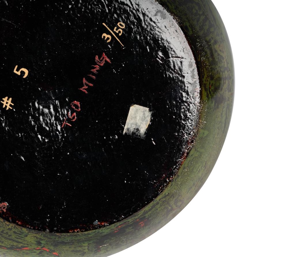 Artwork by Lai Tso Ming, Lai Tso Ming: Lacquerware Vase, Made of Lacquer