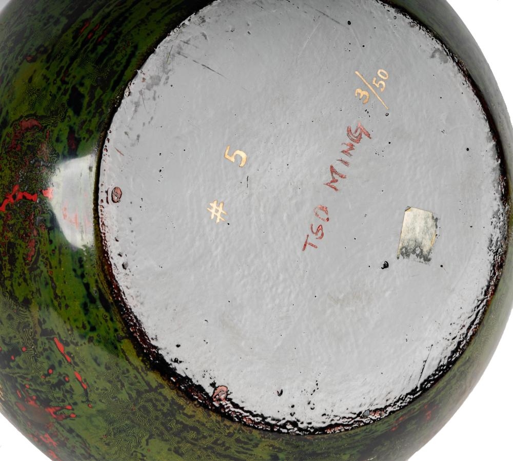 Artwork by Lai Tso Ming, Lai Tso Ming: Lacquerware Vase, Made of Lacquer