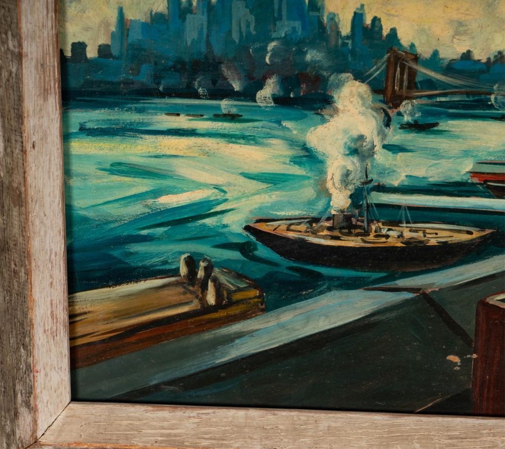 Edgar A. Stareck | Two Works (New York City Scenes) (1917 - 1987 ...