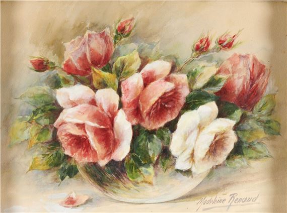 Bouquet de roses by Madeleine Renaud