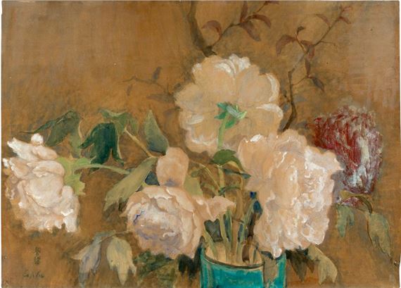 Bouquet of peonies by Lê Ph?