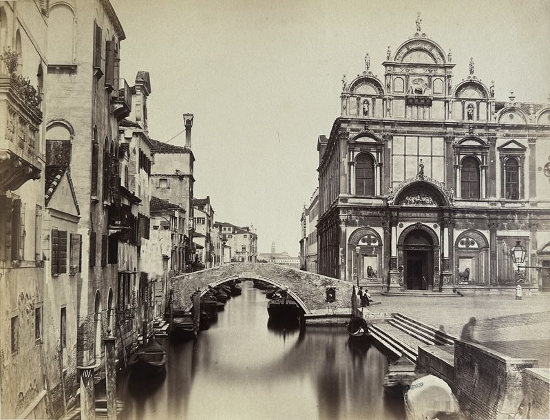 Artwork by Carlo Naya, ITALY - VENICE - CARLO NAYA, Made of Photographs. 5 albumin prints mounted on cardboard