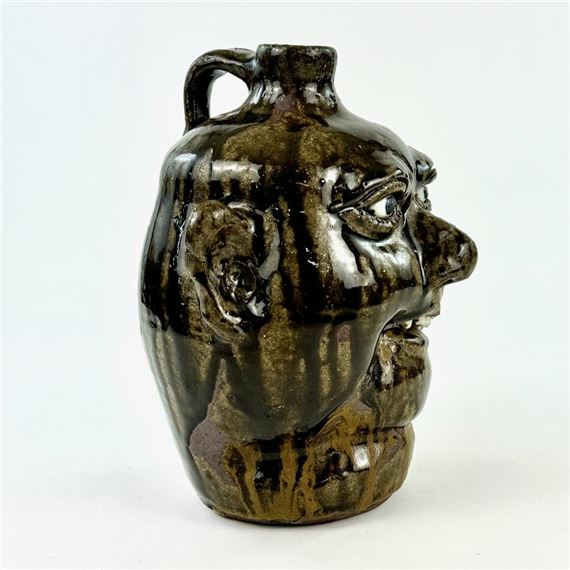 Lanier Meaders | Lanier Meaders Tobacco Spit-Face Jug