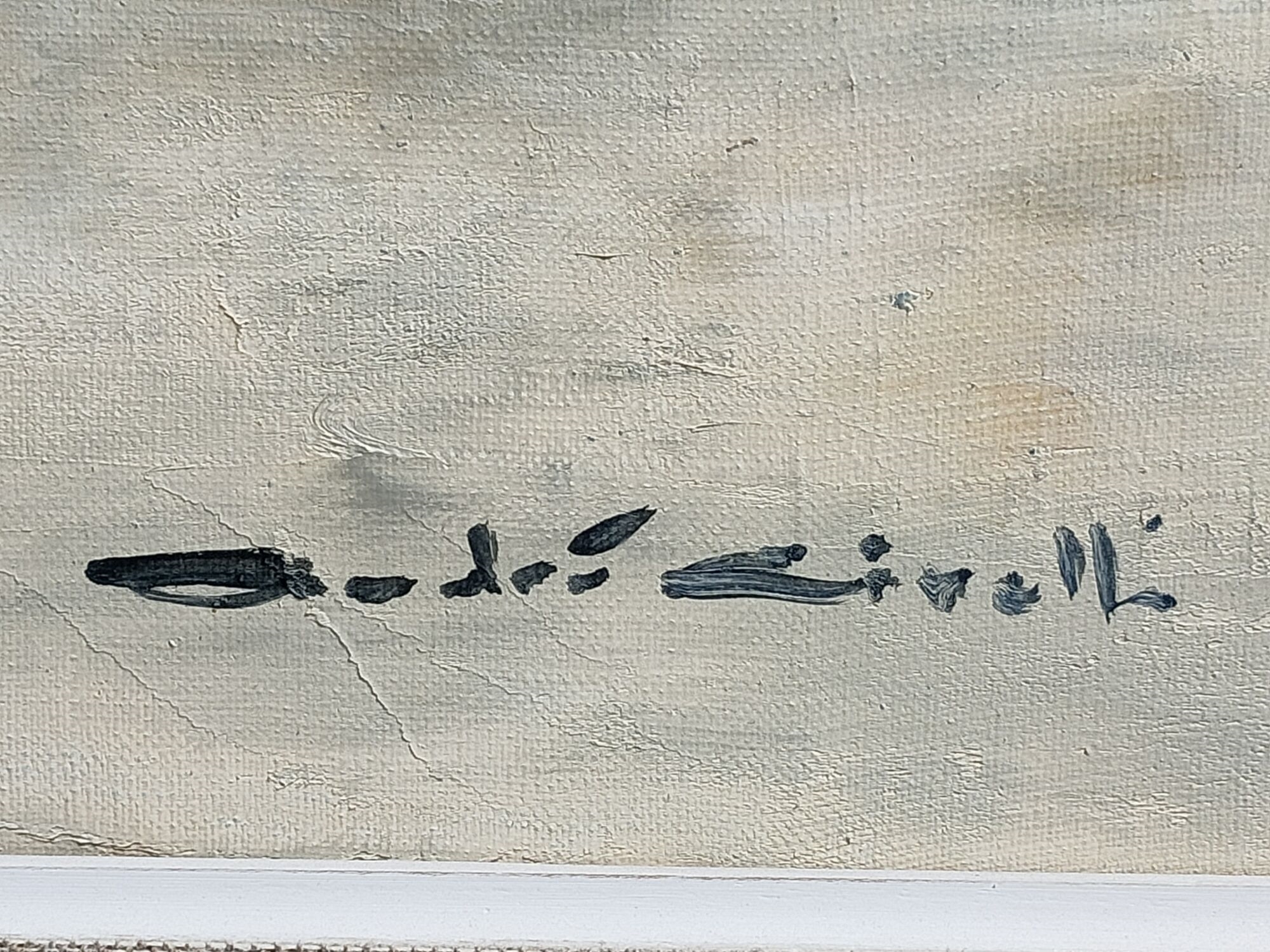 Artwork by André Civelli, Vers Tréguennec, Made of oil on canvas