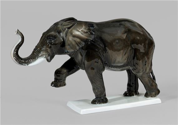 Afrikanischer Elefant by Willi Münch-Khe, circa 1931