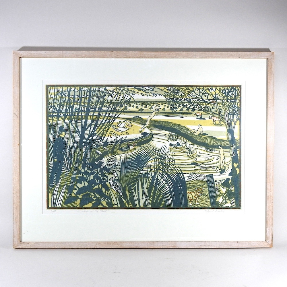 Eric Ravilious | A Splash in the Pant | MutualArt