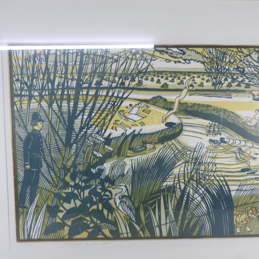 Eric Ravilious | A Splash in the Pant | MutualArt