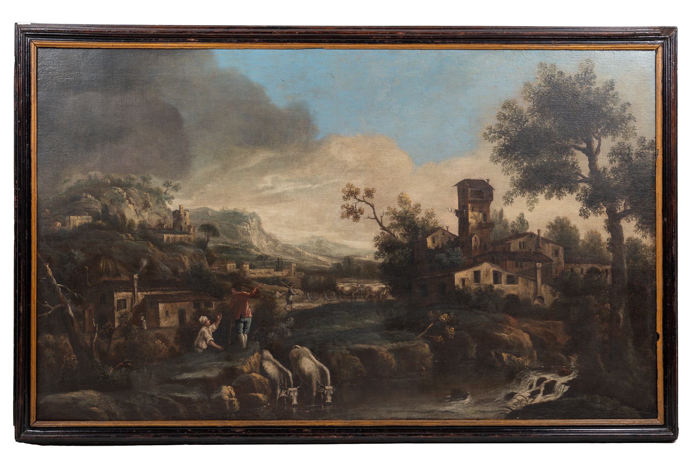 Italian School, 18th Century | An 18th century Italian School landscape ...