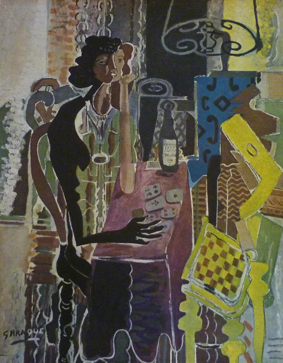 Artwork by Francis Ponge, BRAQUE LE RECONCILIATEUR, Made of Láminas a color