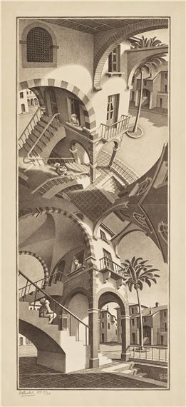 Up and Down by Maurits Cornelis Escher, 1947