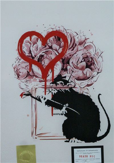 Death NYC | Banksy Love Rat | MutualArt
