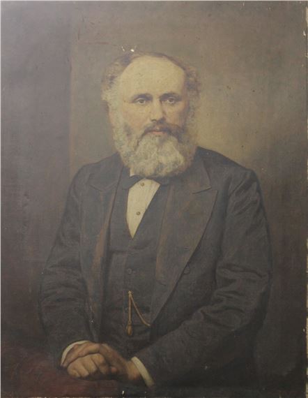 A Bearded Gentleman by Henry John Stock, dated 1886