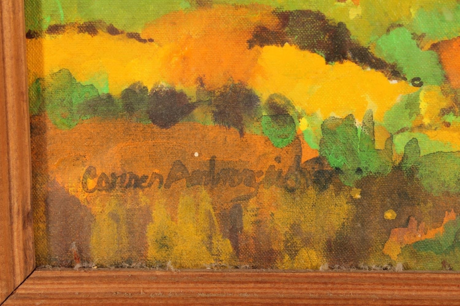 Artwork by Carmen Ambrozevich, Berwick Law, Made of oil painting