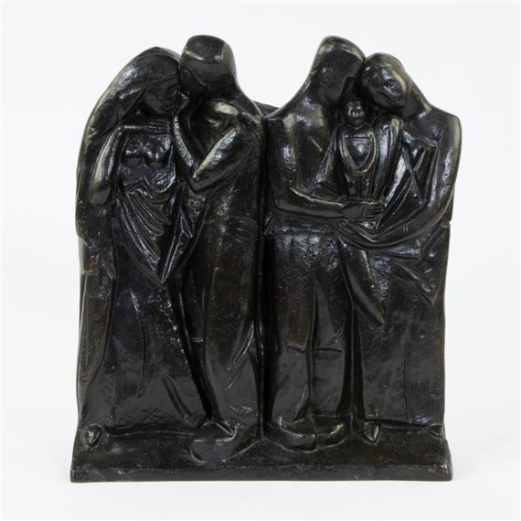 bronze The apple 1919 by Jozef Cantré, 1919