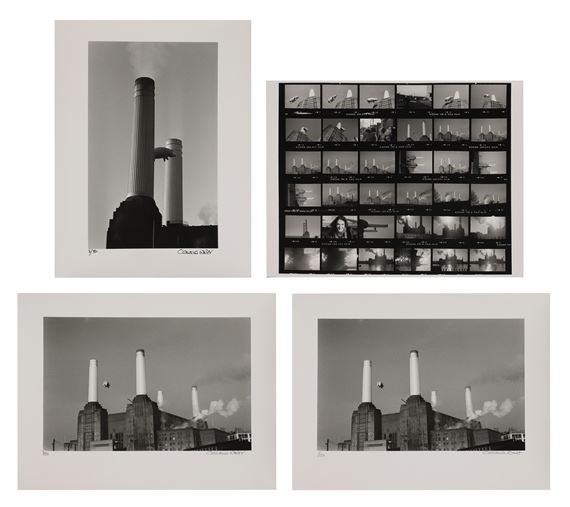 The Pink Floyd pig at Battersea Power Station London 1976 by Carinthia West, 1976