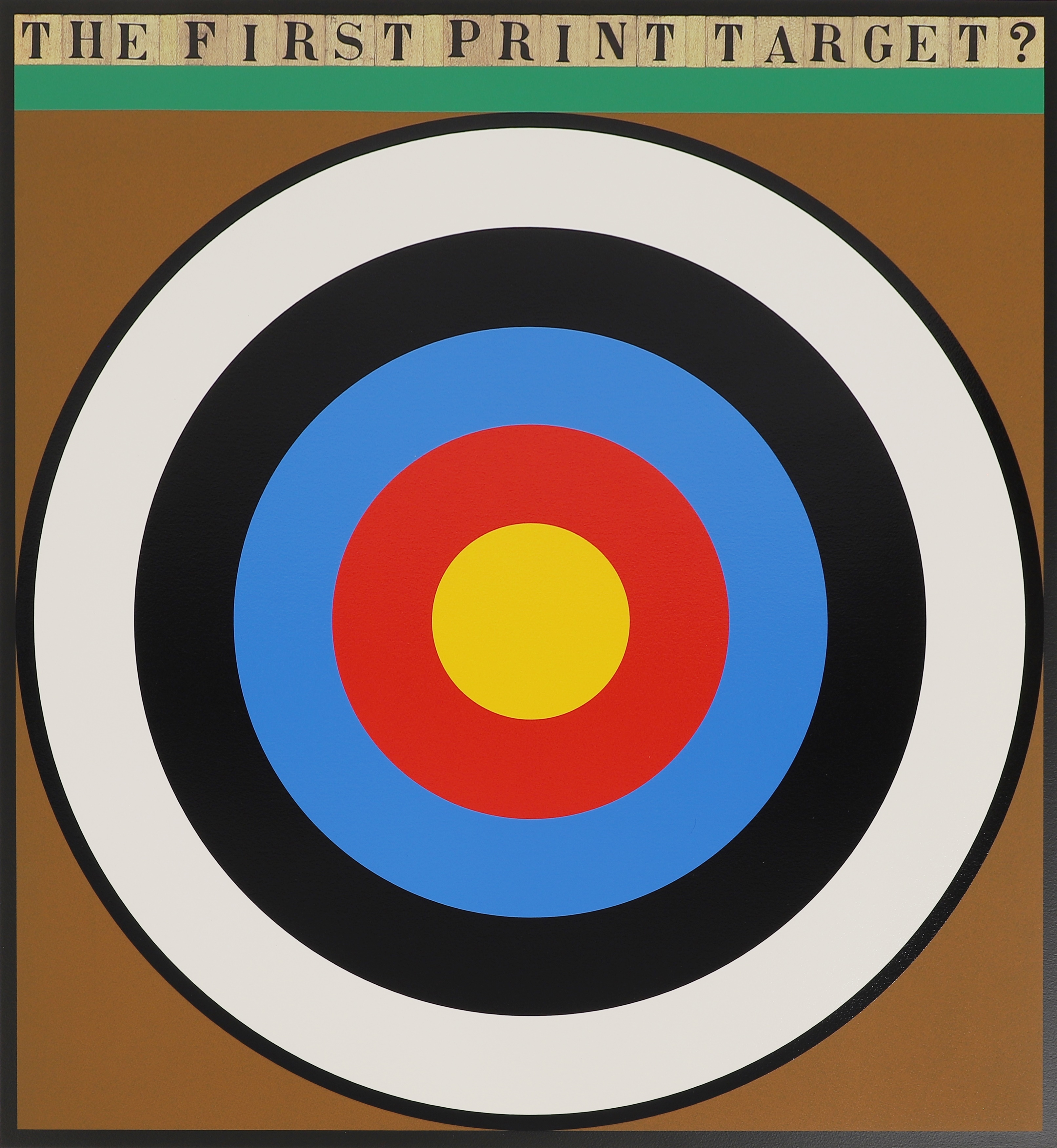 Peter Blake | The First Print Target? (2008) | MutualArt