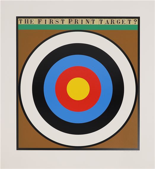 Peter Blake | The First Print Target? (2008) | MutualArt