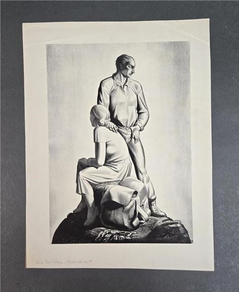 Rockwell Kent | Kent, And Now Where? 1936, Lithograph (1936) | MutualArt