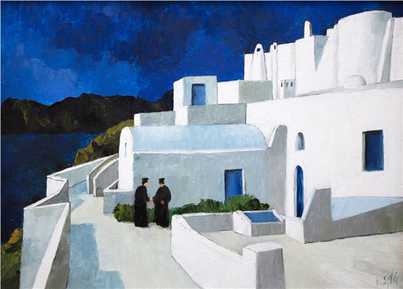 Tom Esplin | Tom Esplin 'The Old Monastery on Ios | MutualArt